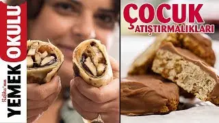 Çocuklar İçin Sağlıklı Atıştırmalıklar ve Sürülebilir Çikolata Tarifi