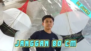 Vlog Bikin Layangan Janggan 80 cm - SEMOGA BISA MENGUDARA🪁