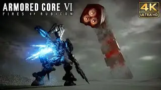 ARMORED CORE VI FIRES OF RUBICON - First Gameplay Trailer @ 4K ✔