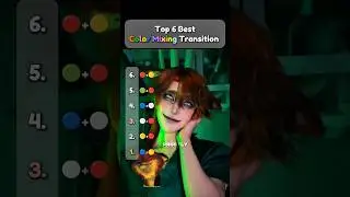 (Part. 12) Top 6 Best Color Mixing Transition #makeup #makeuptransition #ranking #tiktok #shorts