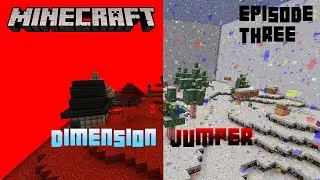 CONFETTI SNOW!!! | Dimension Jumper | A Custom Minecraft Puzzle Map | Levels 5-6 | Episode 3