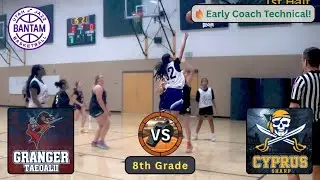 🏀Utah Jazz Bantam | Granger Taeoalii vs Cyprus Sharp (8th Grade) #beyondthearc