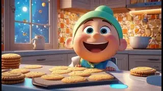 Johny and Papa&rsquo;s Cookie Time | Fun Baking Song for Kids | Sweet Nursery Rhyme for Toddlers