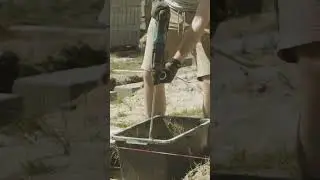 Mixing Mortar for a Sturdy Build | DIY Construction Mazurowo #asmr #diyhomebuild #diyhouse #dream