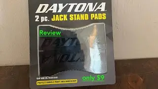 Daytona jack stand pads unboxing and review