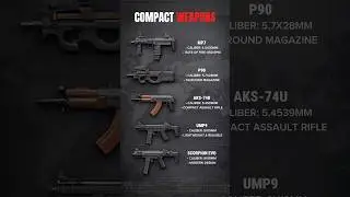 TOP 5 Compact Weapons | MP7 vs P90 vs AKS-74U vs UMP9 vs Scorpion EVO