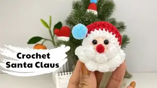 🎅🏻 How To Crochet Santaclaus Keychain - Step by Step Tutorial 🎅🏻