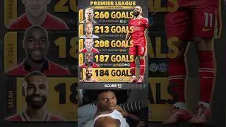 Premier League All time Top scorer list ☠️