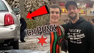 CM Punk RETURNS TO WRESTLING in Mask and Hoodie at GTS
