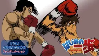 Hajime no Ippo | Knock Out | Fan Animation (Ricardo vs Sendo) COLORED! PART 3!