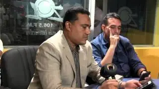 Archi Lopez, Raymond y Miguel con su pelicula lotoman 003 en Elmismogolpe con Jochy