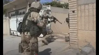 RAW Combat Footage 03 - Ramadi Iraq 28 April 2006 - Iraqi Soldiers With American Forces Raid/Search