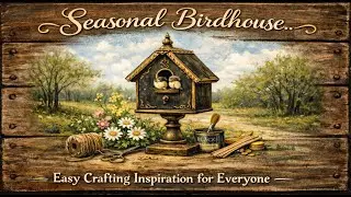 🟢UNIQUE TUMBLING TOWER BLOCKS RUSTIC BIRDHOUSE🟢NEW CRAFTS FOR EVERY SEASON 🟢JOIN ME NOW🟢 #SPRING