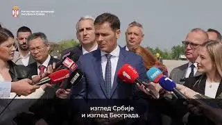Посета градилишта метроа у Београду на Макишком пољу