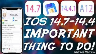 iOS 14.7 - 14.4 JAILBREAK (A12+): IMPORTANT Thing To Do Right Now! (Tutorial)