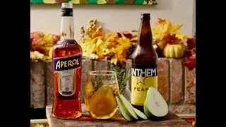 Aperol Pear Cider Spritzer