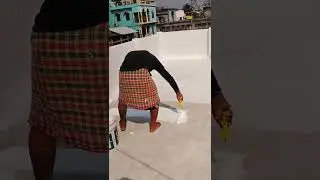 waterproofing of Terrance| How to apply damp proof ultima | In Bengali.