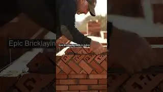 Epic Bricklaying Skills in Action