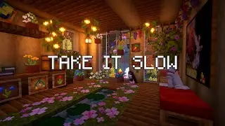 🌸 a warm little room full of light and flowers... (minecraft music & relaxing ambience)