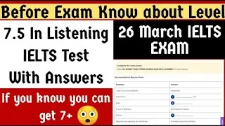 Leaked Listening   26 march ielts exam prediction   26 march ielts exam   26 April ielts