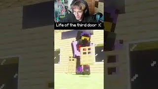 Жизнь третьих дверей Minecraft?!😐​😭​ #minecraft #minecraftjokes #gaming #klproza