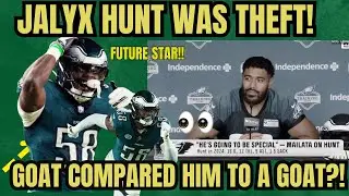 Philadelphia Eagles Study: EDGE Jalyx Hunt got the BIGGEST STAMP OF APPROVAL...LITERALLY!!