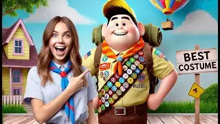 🎉 Disguise Men's Disney Pixar Up Russell Costume Accessory Kit, Adult Size | Best Russell Costume 🦙