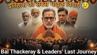 इतिहास की सबसे भावुक विदाई 😢 | Bal Thackeray & 4 Leaders&rsquo; Last Journey #अंतिमयात्रा