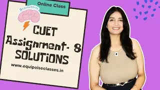 Solutions of CUET Economics Assignment-8| Most imp Qs to score 100 percentile in 2025