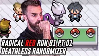 Deathless Pokemon Radical Red Randomized Nuzlocke BEGINS! Pt 01