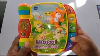 Musical Rhymes Book VTech Learn 40+ Songs Teaching Colors Nursery Rhymes! Toddler Toys