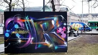 Graffiti at the Finnish National Gallery Ateneum 2015