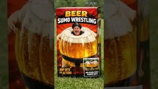 Beer Sumo Wrestling! #BeerGoals 🍺 Hop into action!  #beer #beers