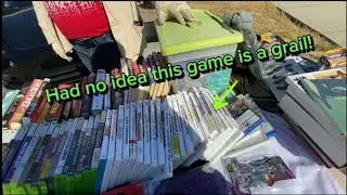 Amazing video game deals in 2024?Lots of Xbox 360 games & a Grail find #videogame hunt/#garagesale