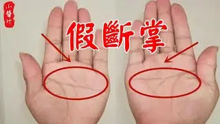 【面相算命】假斷掌女人命不好？5種假斷掌，最後一種竟會短壽！#生活小醬汁