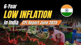 6-year Low Inflation in India | CPI Report June 2025 | Amit Sir | Ecoholics