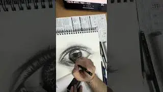 Tutorial : this amazing Hyper Realistic Eye Drawing with Graphite