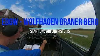 EDGW Wolfhagen Graner Berg - Start und Abflug Piste 15