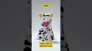 HURRY! Get this FREE COW now! #roblox #free #foryou