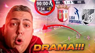 GOLAÇO E DRAMA A TERMINAR O DERBI DO MINHO 😱
