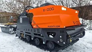 Современный российский мотобуксировщик X-DOG &mdash; надежность и проходимость в одной технике!