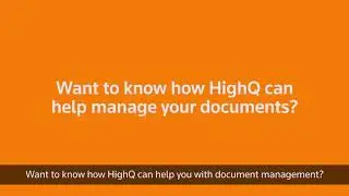 HighQ - Document Management