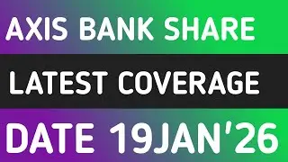 AXIS BANK STOCK LATEST NEWS 19JAN'26/AXIS BANK SHARE LATEST ANALYSIS WITH TARGET FORECAST 
