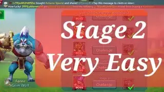 Lords mobile limited challenge bloodlust stage 2 | Limited challenge Grim Wolf Stage 2