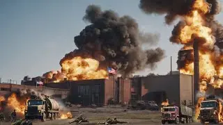 13 минут назад! 3000 российских ракет БМ-21 разрушили американскую атомную электростанцию на Украине