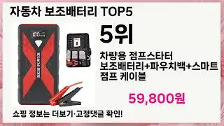 💎자동차 보조배터리 이거 사도 될까?💎 확실한 답 알려드립니다!