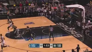 Amida Brimah with the huge dunk!