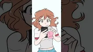 arie&rsquo;s first phone 📱 | Virtually There #animation #oc animation #animatic #ocanimatic