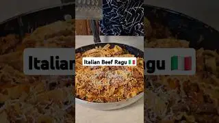 Italian Beef Ragu🇮🇹 #beefragu #italianragu #pulledbeef #pressurecooker #italianpasta #beefragu