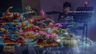 Sonic Racing - Cross the Worlds &ndash;James Bourne | DRUM COVER by (Autism Drummer) 4K 60fps